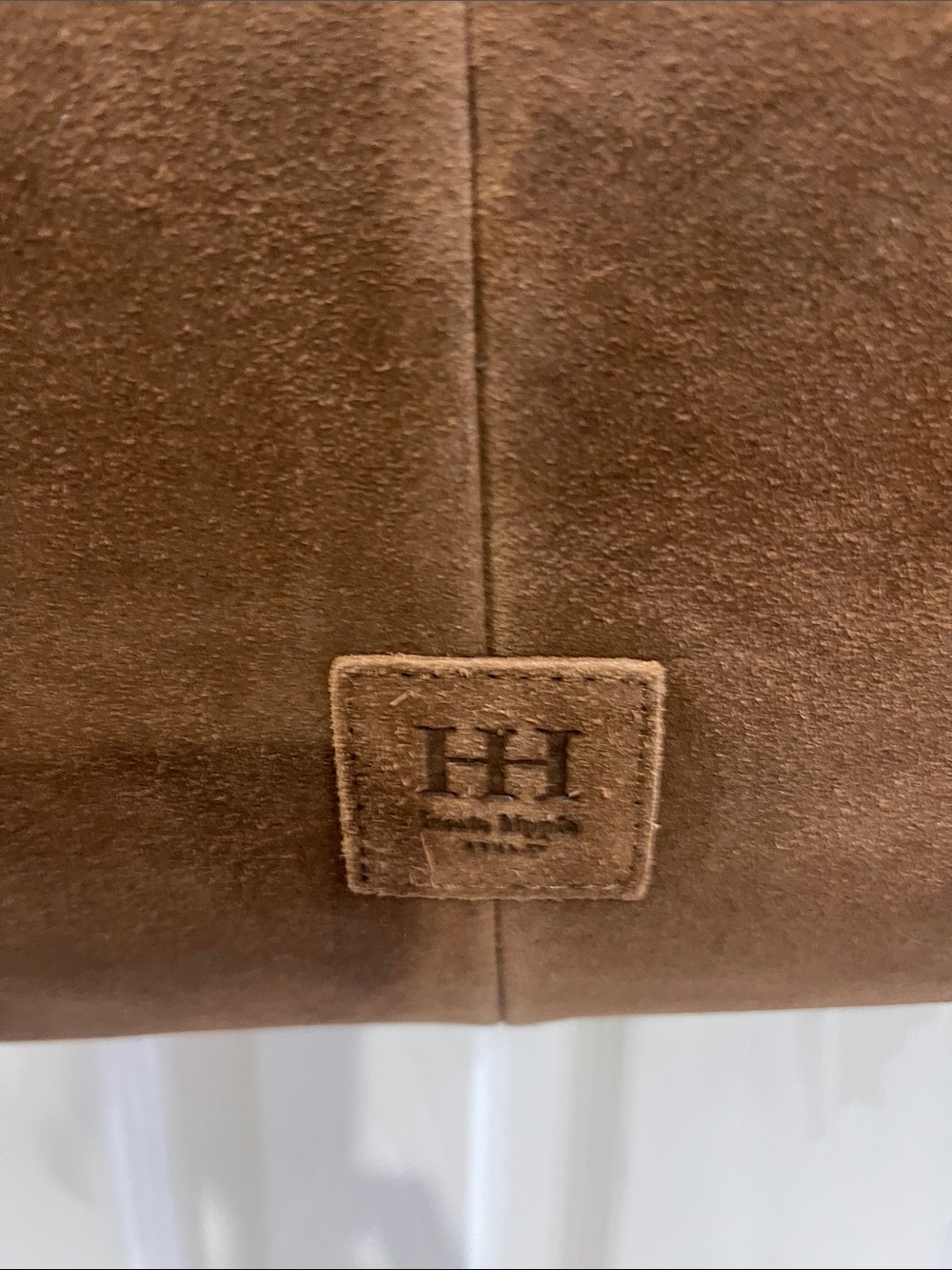 Haute Hippie Suede Fringe Hobo Bag in Brown new with tags - Picture 6 of 12